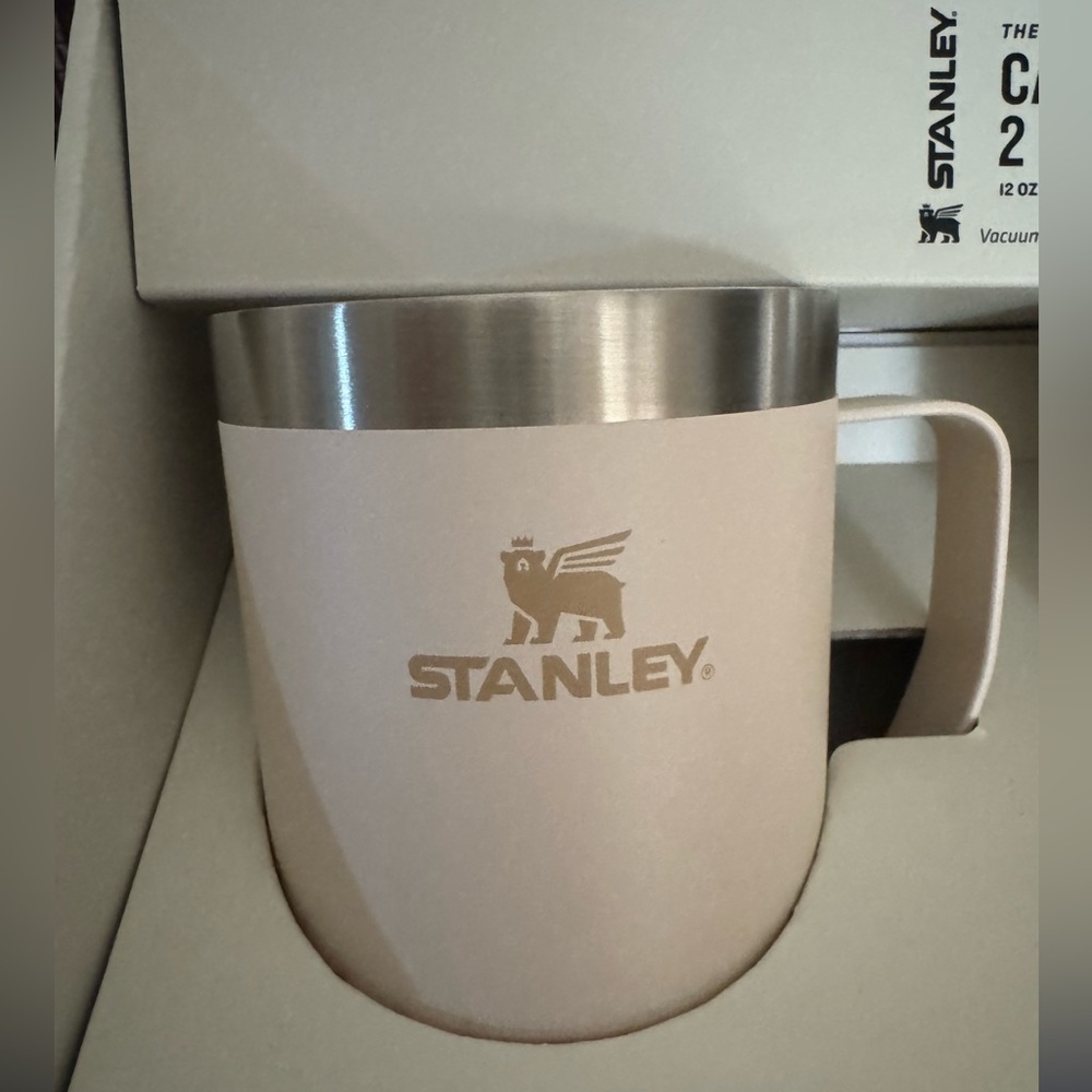 🚫SOLD🚫 Stanley Limited Edition Color 12oz Camp Mug - 2 Pack (Peach Pink) - Picture 6 of 7